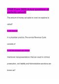 CPAR Exam 2026&vert; Actual questions all perfectly solved&excl;&excl;