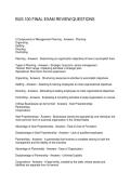 BUS 100 FINAL EXAM REVIEW QUESTIONS
