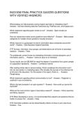BUS100W FINAL PRACTICE QUIZZES QUESTIONS WITH VERIFIED ANSWERS