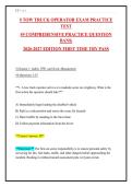 Tow Truck Operator Exam Practice Test 2026-2027 &vert; 200&plus; Questions with Answers & Rationales