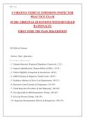 Virginia Vehicle Emissions Inspector Practice Exam 2026 &vert; 200&plus; Questions with Answers & Rationales