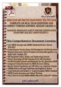 MRSO Exam and Practice Exam Newest 2026 Test Bank &vert; Complete 450 Real Exam Questions & Correct Verified Answers &vert; Already Graded A&plus; &vert; Magnetic Resonance Safety Officer Exam Prep 2026&sol;2027 &lpar;Most Recent&excl;&excl;&rpar;