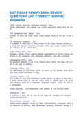 EMT FISDAP AIRWAY EXAM REVIEW QUESTIONS AND CORRECT VERIFIED ANSWERS
