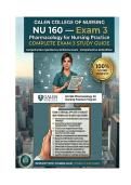 NU 160 Exam 3 &vert; Comprehensive Questions & Verified Answers &vert; 2026 Edition &vert; Galen College