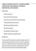  Bundle for LOUISIANA TITLE INSURANCE EXAM &ndash; QUESTIONS AND ANSWERS &vert; VERIFIED AND WELL DETAILED ANSWERS &vert; PLUS RATIONALES &vert; GUARANTEED PASS &vert; LATEST EXAM UPDATE