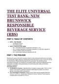S-TIER New Brunswick RBS Test Bank &lpar;2026&sol;2027&rpar; &vert; Responsible Beverage Service & Liquor Control Act &vert; 19&plus; QA