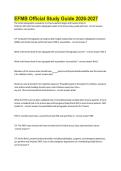 EFMB Official Study Guide 2026-2027&period;