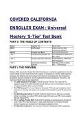 2026&sol;2027 Covered California Enroller Certification Exam&colon; 'S-Tier' Mastery Test Bank &lpar;33&plus; Point MCQ Gauntlet & Expert Case Studies&rpar;