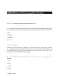 NURS 5334 Advanced Pharmacology