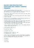NHA PCT 2ND PRACTICE TEST QUESTIONS AND CORRECT VERIFIED ANSWERS