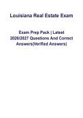 Louisiana Real Estate Test Bank &vert; Licensing Exam Prep &vert; Study Guide