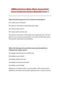 AWWA Cross Connection Control Specialist &ndash; Practice Exam Questions and Answers on Backflow Prevention
