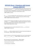 EDF6225 &lpar;Exam 1&rpar; Questions with Correct Answers 2026-2027&period;