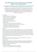 NSG 3500 &lpar;GALEN&rpar; Maternity Exam 3 2026-2027 QUESTIONS AND ANSWERS ALREADY&NewLine;GRADED A&plus;&period; 100&percnt; Verified Solutions &vert; Updated Per Latest Guidelines &vert; Graded A&plus;