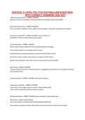 EDEXCEL A LEVEL POLITICS NATIONALISM QUESTIONS WITH CORRECT ANSWERS 2026-2027&period;pdf&NewLine;&NewLine;