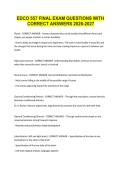 EDCO 557 FINAL EXAM QUESTIONS WITH CORRECT ANSWERS 2026-2027