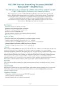NSG 3500 Maternity Exam 4 2026-2027 QUESTIONS AND ANSWERS ALREADY GRADED&NewLine;A&plus;&period; 100&percnt; Verified Solutions &vert; Updated Per Latest Guidelines &vert; Graded A&plus;