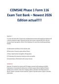 COMSAE Phase 1 Form 116&NewLine;Exam Test Bank &ndash; Newest 2026&NewLine;Edition actual&excl;&excl;&excl;&excl;