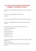EC-6 391 EXAM ELAR QUESTIONS WITH CORRECT ANSWERS RATED A&plus;&period;
