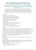 WGU D564 Theories of Personality Objective Assessment V1 & V2 2026-2027 QUESTIONS&NewLine;AND ANSWERS ALREADY GRADED A&plus;&period; 100&percnt; Verified Solutions &vert; Updated Per Latest&NewLine;Guidelines &vert; Graded A&plus;