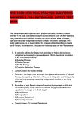 NCE EXAM 2026 REAL PRACTICE QUESTIONS&comma; &NewLine;ANSWERS & FULL RATIONALES  LATEST TEST &NewLine;BANK 