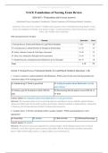 NACE Foundations of Nursing Exam Review &lpar;2026&sol;2027&rpar; &ndash; Institutional Course Assessment &vert; Introductory Clinical Competency & Professional Identity Formation &vert; 75 Questions and Correct Answers