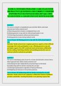 FAMILY-CENTERED PEDIATRIC CARE EXAM WITH 100 PRACTICE QUESTIONS AND CORRECT VERIFIED ANSWERS PLUS RATIONALES 2026-2027 Q&A 100&percnt; GUARANTEED A&plus; GRADE INSTANT DOWNLOAD PDF