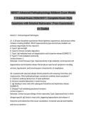  NR507 Advanced Pathophysiology Midterm Exam Weeks 1-4 Actual Exam 2026&sol;2027 &vert; Complete Exam-Style Questions with Detailed Rationales &vert; Pass Guaranteed &ndash; A&plus; Graded