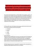 WGU D330 OBJECTIVE ASSESSMENT 2 &NewLine;EXAM PREP  ACTUAL QUESTIONS WITH &NewLine;VERIFIED RATIONALES &lpar;LATEST 2026&rpar; 