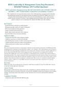 HESI Leadership & Management Exam 2026-2027 QUESTIONS AND ANSWERS ALREADY&NewLine;GRADED A&plus;&period; 100&percnt; Verified Solutions &vert; Updated Per Latest Guidelines &vert; Graded A&plus;