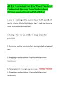 ATI RN Fundamentals Proctored Exam Practice Questions Study Guide