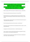 State Board Nail Tech Exam Prep &ndash; Nail Technician Licensing Exam Study Guide and Practice Review