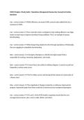 OMGT Chapter 4 Study Guide &vert; Operations Management Review&comma; Key Concepts & Practice Questions