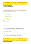 NURS 401 Pathophysiology Exam 3 Study Guide with Questions and Answers&comma; Nursing Patho Review and Exam Preparation Resource