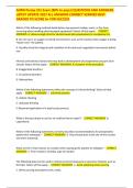 AORN Periop 101 Exam Study Guide with Practice Questions and Answers&comma; Perioperative Nursing Review and Exam Preparation Resource