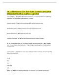 EPA Lead Risk Assessor Exam Study Guide&vert; Questions &lpar;Latest Update&NewLine;2026&sol;2027&rpar; With 100&percnt; Correct Answers &vert; Verified&NewLine;