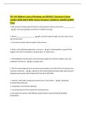 ESS 101 Midterm Special Readings and BONUS&vert; Questions &lpar;Latest&NewLine;Update 2026&vert;2027&rpar; With Correct Answers&vert; Solutions &vert;Verified &lpar;100&percnt;&NewLine;Pass&rpar;