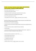ESS 101&colon; Final Exam&vert; Questions &lpar;Latest Update 2026&vert;2027&rpar; With&NewLine;Correct Answers&vert; Solutions &vert;Verified &lpar;100&percnt; Pass&rpar;&NewLine;