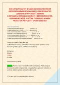 IICRC UFT &lbrack;UPHOLSTERY & FABRIC CLEANING TECHNICIAN &NewLine;CERTIFICATION EXAM STUDY GUIDE&rsqb; &vert; VERIFIED PRACTICE &NewLine;QUESTIONS WITH CORRECT ANSWERS  &NewLine;& DETAILED RATIONALES &vert; COMPLETE FIBER IDENTIFICATION&comma; &NewLine;CLEANING METHODS&comma; SPOTTING TECHNIQUES & FABRIC &NewLine;PROTECTI