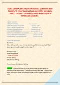 NGWA GENERAL DRILLING EXAM PRACTICE QUESTIONS 2026 &NewLine;&vert; COMPLETE STUDY GUIDE ACTUAL QUESTIONS WITH 100&percnt; &NewLine;CORRECT DETAILED ANSWERS &lpar;VERIFIED ANSWERS&rpar; WITH &NewLine;RATIONALES GRADED A&plus;