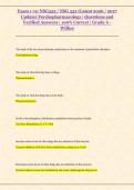 NSG 552 Psychopharmacology &ndash; Wilkes University &ndash; 2026&sol;2027 &ndash; Exam 1 V2 Questions and Verified Answers