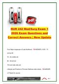 GALEN NUR 242 EXAM COMPLETE PACKAGE DEAL
