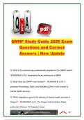 QMHP EXAM COMPLETE PACKAGE DEAL