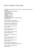 MBA 757 - MODULE 5 STUDY GUIDE