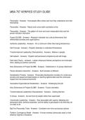 MBA 757 VERIFIED STUDY GUIDE