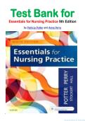 Test Bank for Essentials for Nursing Practice 9th Edition by Patricia Potter and Anne Perry isbn-9780323481847