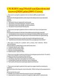 NUR 283 Comp 2 Mock Exam &vert; Questions and Answers&vert;2026 Update&vert;100&percnt; Correct&period;&NewLine;