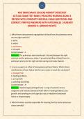 NSG 3600 EXAM 2 &lpar;GALEN&rpar; NEWEST 2026&sol;2027  &NewLine;ACTUAL EXAM TEST BANK &vert;PEDIATRIC NURSING EXAM 2 &NewLine;REVIEW WITH COMPLETE 300 REAL EXAM QUESTIONS AND &NewLine;CORRECT VERIFIED ANSWERS WITH RATIONALES &vert; ALREADY &NewLine;GRADED A&plus; &lpar;BRAND NEW&excl;&excl;&rpar;