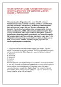 NSG 530 EXAM 3 ADVANCED PATHOPHYSIOLOGY EXAM  &NewLine;400 ACTUAL QUESTIONS AND RATIONALE ALREADY &NewLine;GRADED A&plus; NEW&excl;&excl;&excl;&excl;&excl;&excl;&excl;&excl;&excl;&excl;&excl;&excl;&excl;&excl;&excl; &NewLine; &NewLine;