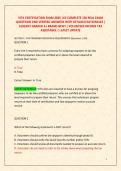 VITA CERTIFICATION EXAM 2026 &vert;V2 COMPLETE 150 REAL EXAM &NewLine;QUESTIONS AND VERIFIED ANSWERS WITH DETAILED RATIONALES &vert; &NewLine;ALREADY GRADED A&plus; BRAND NEW&excl; &vert; VOLUNTEER INCOME TAX &NewLine;ASSISTANCE &vert; LATEST UPDATE